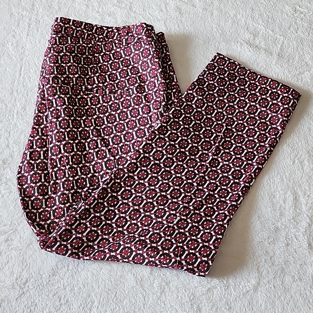 H&M Geometric Patterned Ankle Pants